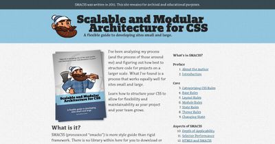 Screenshot of Scalable and Modular Architecture for CSS