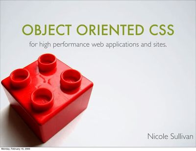 Screenshot of Object Oriented CSS